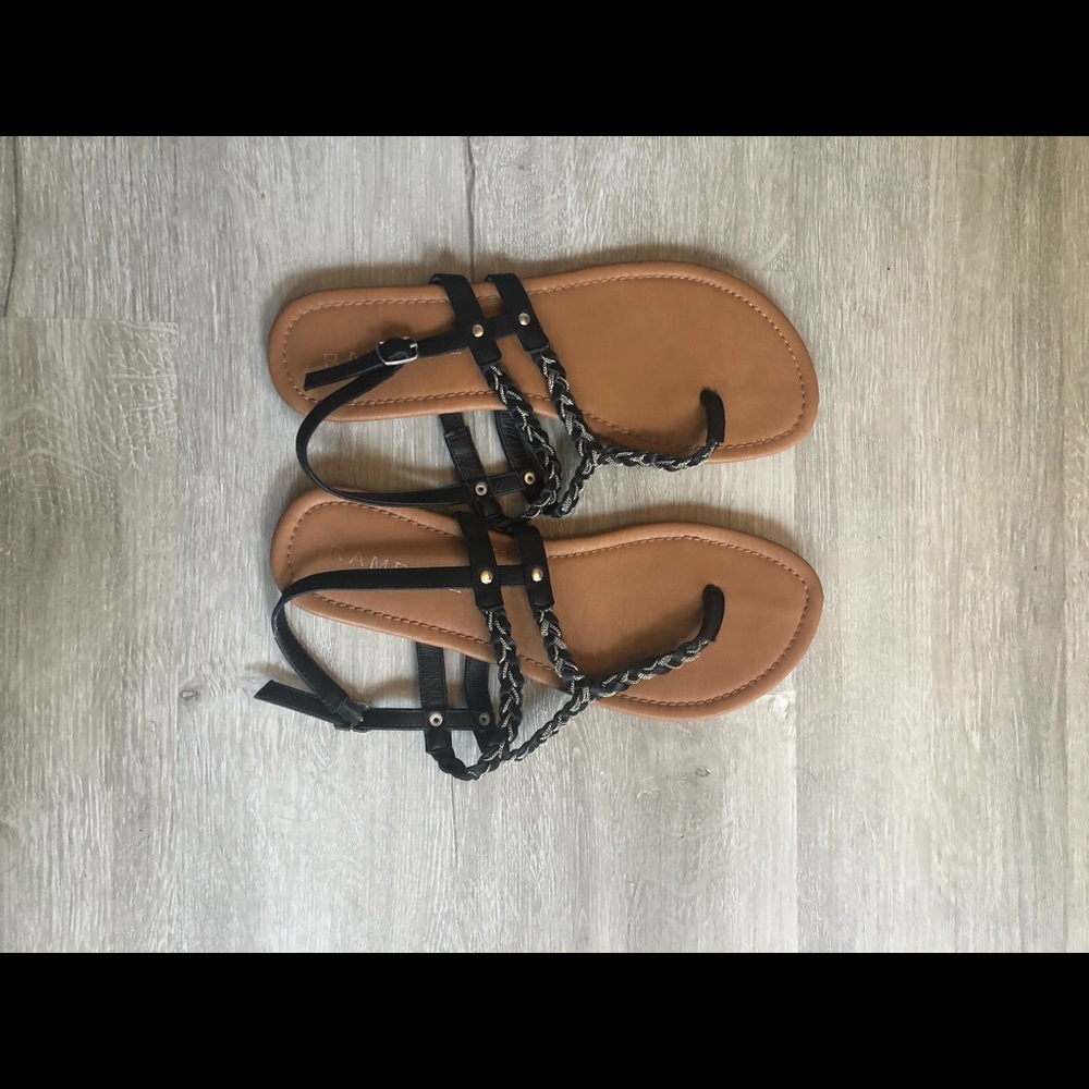 Black sandals